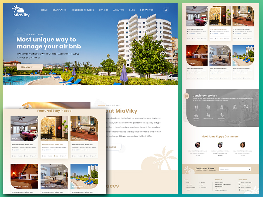 Luxury Real Estate Website design Templates